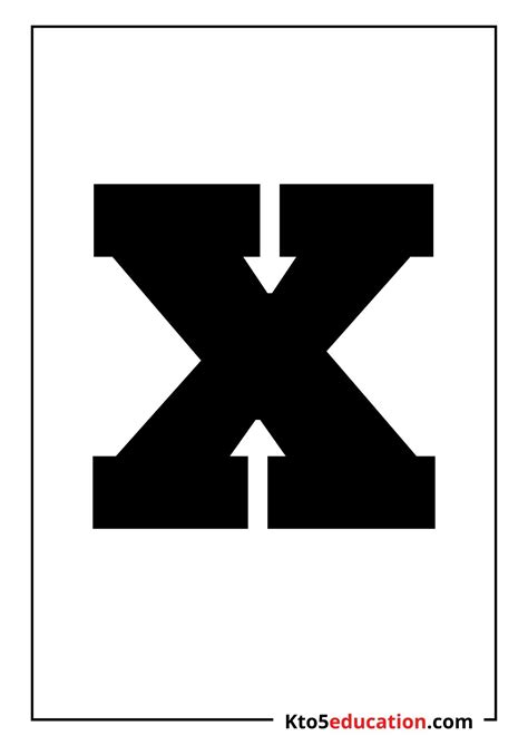 Simple X Silhouette