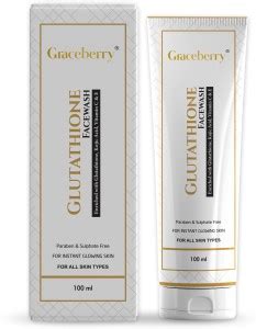 GRACEBERRY Skin Whitening Facewash with L-Glutathione, Vitamin C & E ...