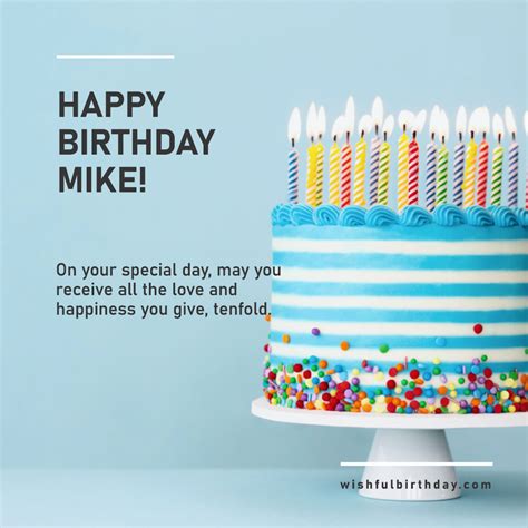 25 Happy Birthday Mike GIFs and Images - Wishful Birthday