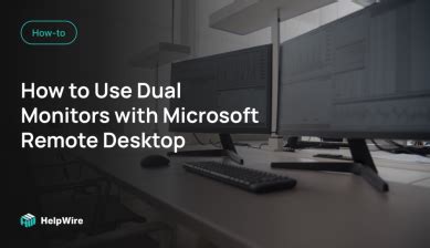 3 Ways to Set Up Remote Desktop for Dual Monitor [GUIDE]