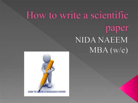 Image result for How to Write a Natural Science Research Paper