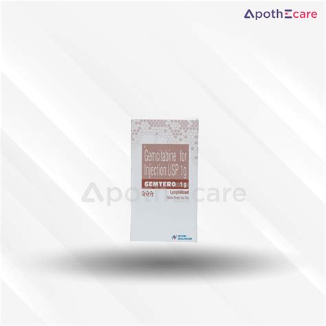 Buy Gemtero 1gm Injection Online: Uses, Price, Dosage, Side Effects