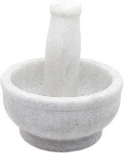 Krishana Products Indian Polo White marble Masher, Emam Dasta ...