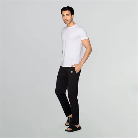 Code Cotton Rich Track Pants Pitch Black – XYXX Apparels