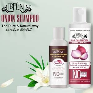 IBFEN Smooth Infusion Hair Kit For Men Women_ Onion Oil and Shampoo ...
