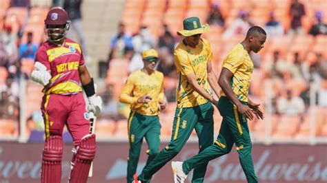 SA vs WI T20 WC 2026 Score Update West Indies Lost 5 Wickets In Just 60 ...