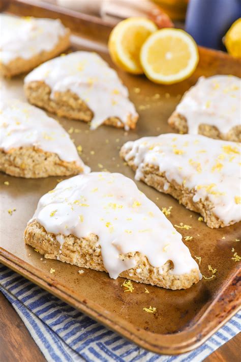 Lemon Poppy Seed Scones - A Kitchen Addiction