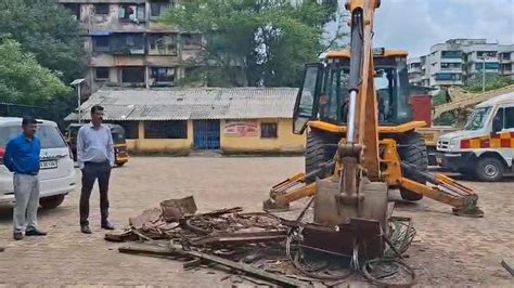 Navi Mumbai News: Panvel Civic Body Clears Illegal Handcarts & Slum ...