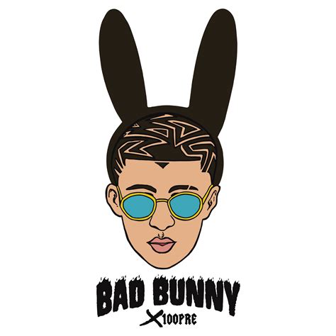 Bad Bunny SVG, Bad Bunny Logo SVG, El Conejo Malo SVG, Bad B | Inspire ...