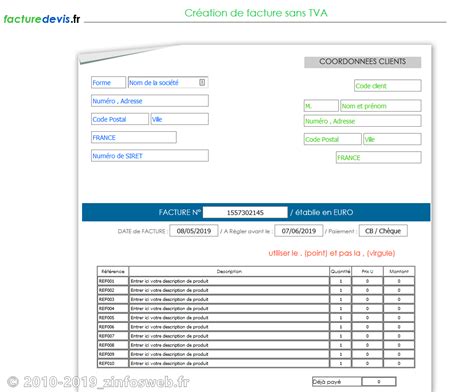 Creer Facture 的图像结果