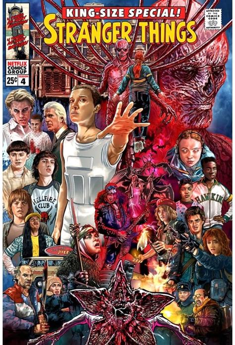 POSTER WALLAH Stranger Things Poster for Home Office and Student Room ...