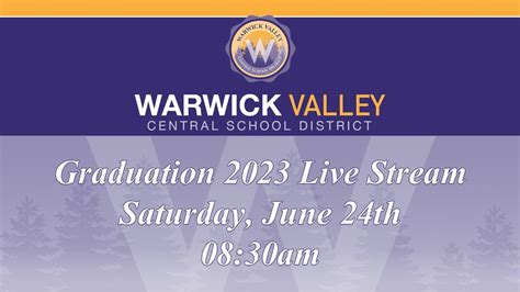 Warwick Valley Central School District Graduation 2023 - YouTube