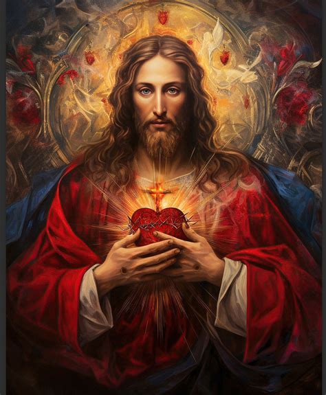 Free printable sacred heart of jesus, Download Free printable sacred ...