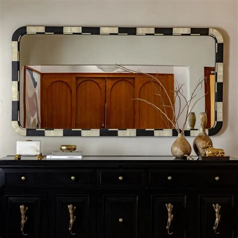 Buy Cara Bone Inlay Wall Mirror | Luxury Designer Mirror India – The ...