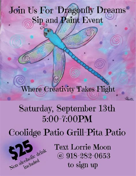 paint and sip , Coolidge Patio Grill - Pita Patio, 13 September 2025 ...