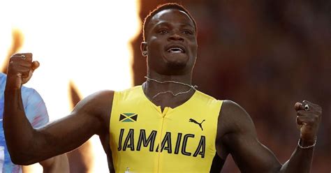 Jamaica’s Omar McLeod wins 110 metres hurdles, record holder Aries ...