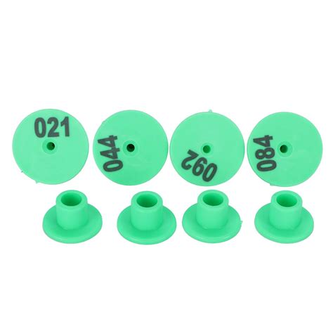 Buy Kadimendium Sheep Ear Tags, No.001-100 Ear Tags Farm Round Cattle ...