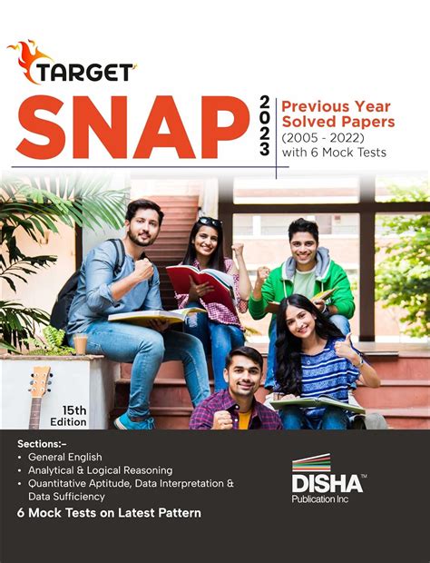 Buy TARGET SNAP 2023 - Previous Year Solved Papers (2005 - 2022) with 5 ...