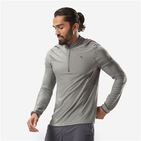 Buy Men's Hiking Long-Sleeved T-Shirt MH550 Online | Decathlon
