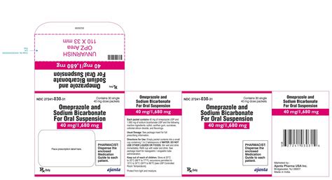 DailyMed - OMEPRAZOLE AND SODIUM BICARBONATE for suspension
