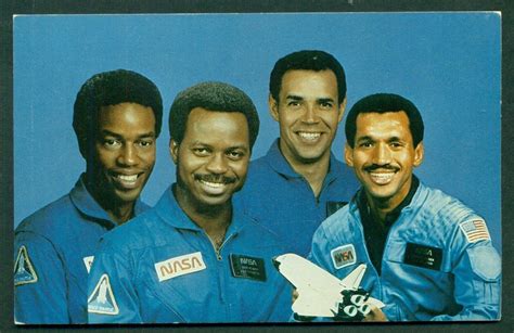 NASA photo of 4 Famous African American ASTRONAUTS, photo postcard ...