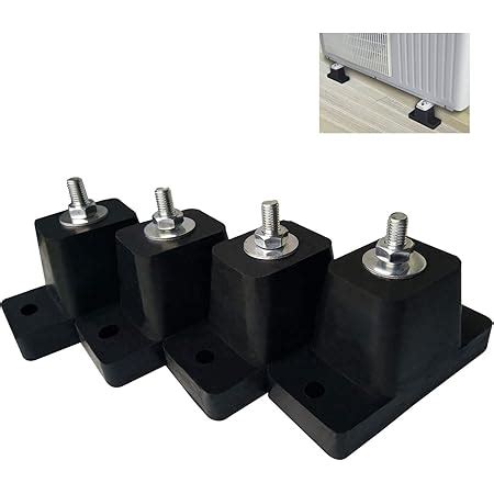 JIANZHENKEJI Air Conditioner Mounting Rubber Pads Bracket Use for ...