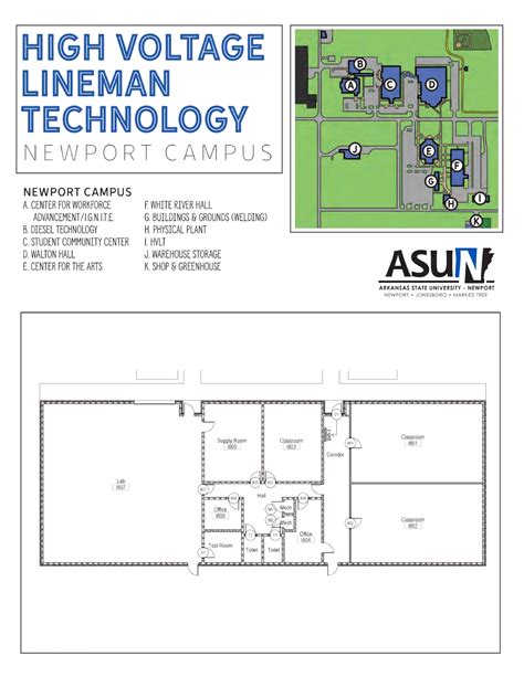 Arkansas State University Newport Campus Map (2025-2015) - All Maps