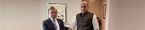 Rajnath Singh Meets Bangladeshi Minister, Holds Discussion On ...