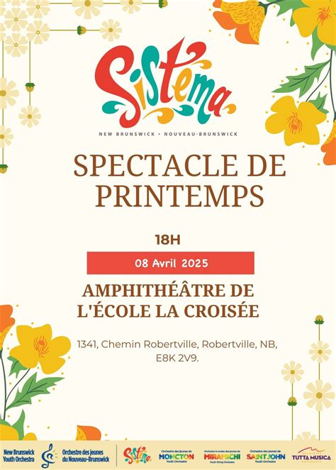 Spectacle de Printemps | Sistema NB Centre Chaleur, École communautaire ...