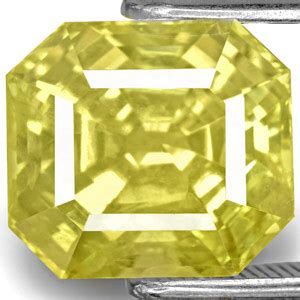 6.12-Carat GIA-Certified Unheated Bright Yellow Ceylon Sapphire ...