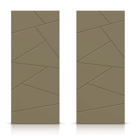 CALHOME CNC-224 48-in x 84-in Olive Green Decorative Smooth Hollow core ...