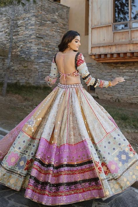 Prachi Solanki Gujarati Traditional Navratri Chaniya Choli with Mirror Work