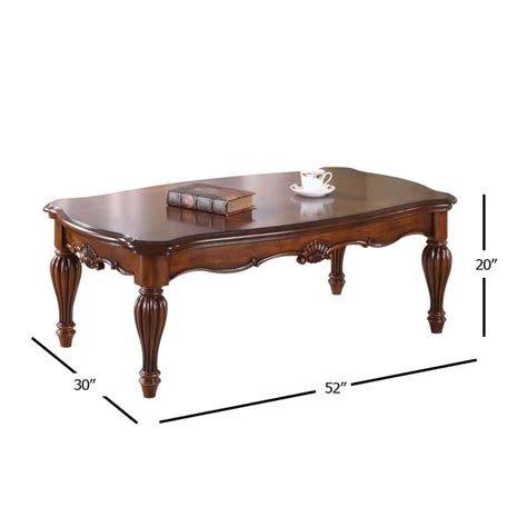 Dreena 52 in. Cherry Small Rectangle Wood Coffee | Ubuy India