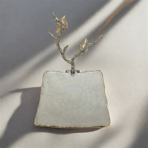 Bird Branch White Tissue Holder – Samaa India