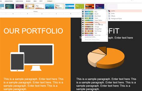 Image result for Creating Color Themes in PowerPoint