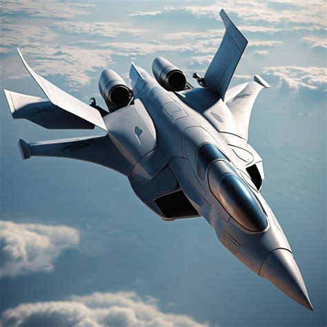 Futuristic Fighter Jet Concept | Stable Diffusion Online