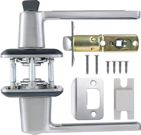 Buy BAOLONG Door Handle Locking Lever with Modern Contemporary Square ...