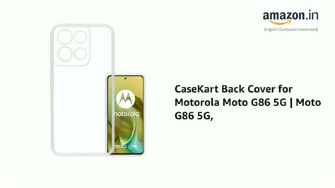 Watch CaseKart Back Cover for Motorola Moto G86 5G | Moto G86 5G, on ...