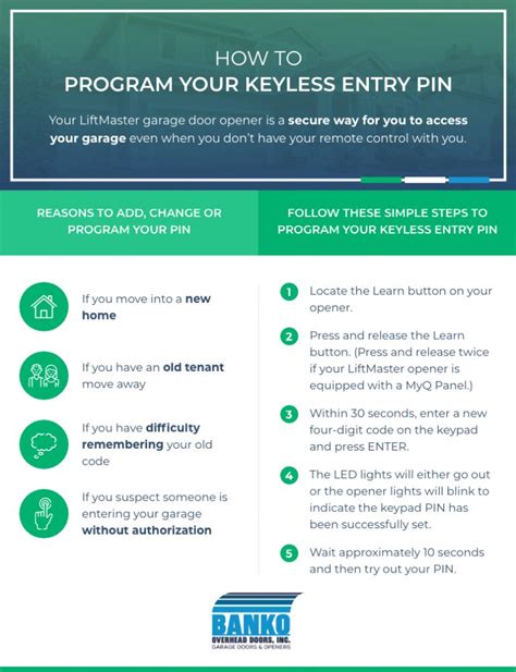Change Code On Lift Master Keypad 的图像结果