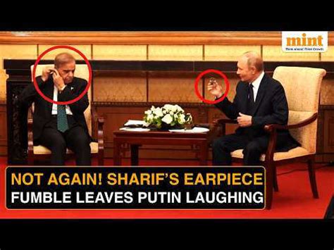 Shehbaz Sharif Struggles With His Translation Headset During His ...