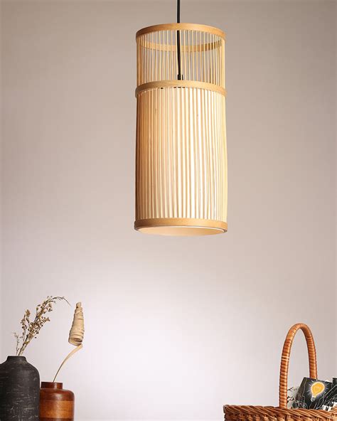 Buy Bamboo Table Lamp Online & Rattan Tabletop Lamp – Habere India