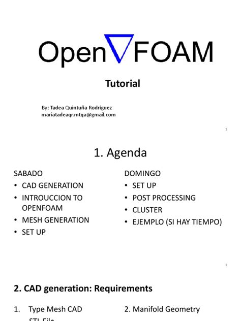 Image result for OpenFOAM Tutorial PDF