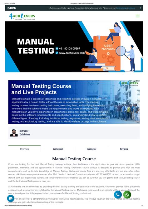 Manual Testing Course 的图像结果