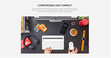 Image result for Logitech K480 Wireless Multi Device Keyboard