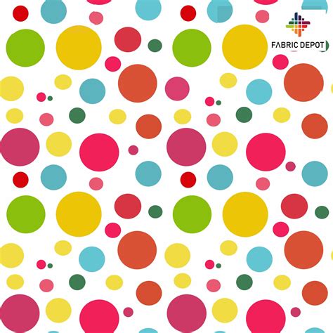 Multi Color Polka Dot Print – Fabric Depot