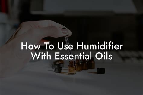 Image result for Humidifier with Essential Oils