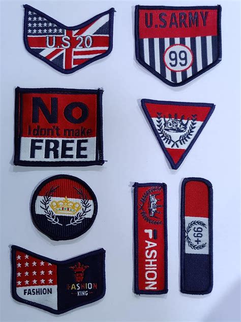 UKIYO | Multicolored Applique Embroidery Decorative Sewable Repair ...