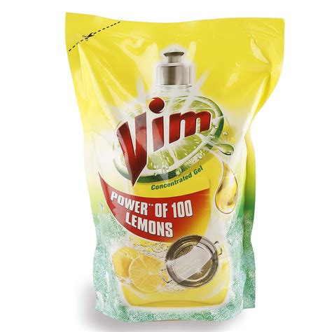 SmartQuick | Vim Dishwash Liquid, Lemon, 1 litre refill pouch