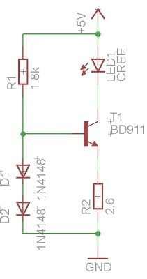 Image result for Constant Current LED Circuit