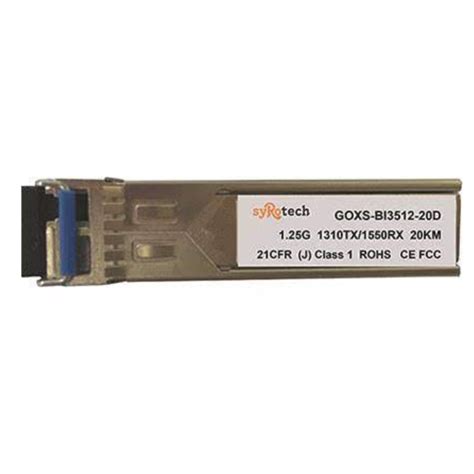 Syrotech-SFP-Transreceiver Module-GOXS-BI5312-20D-Dual Rate-1.25 gbps ...
